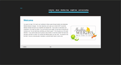 Desktop Screenshot of healthyweighsnutrition.com